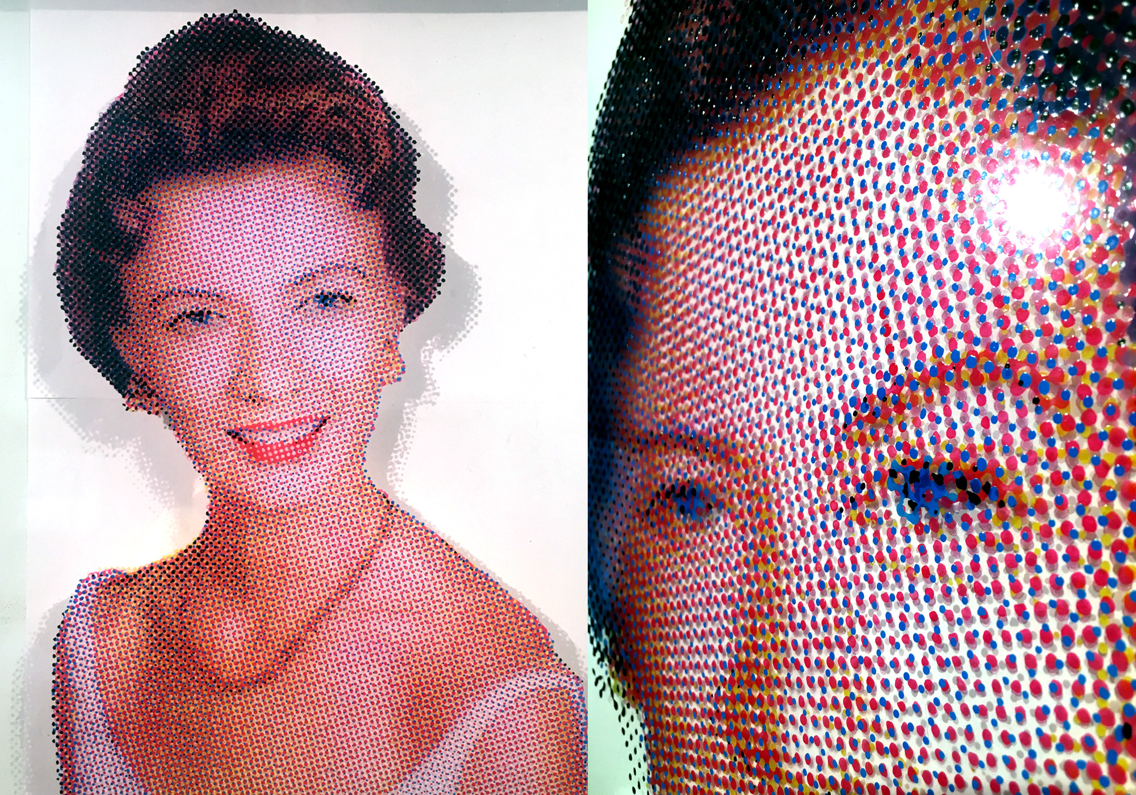 Robert Shirk - CMYK 4 color process - pointillism