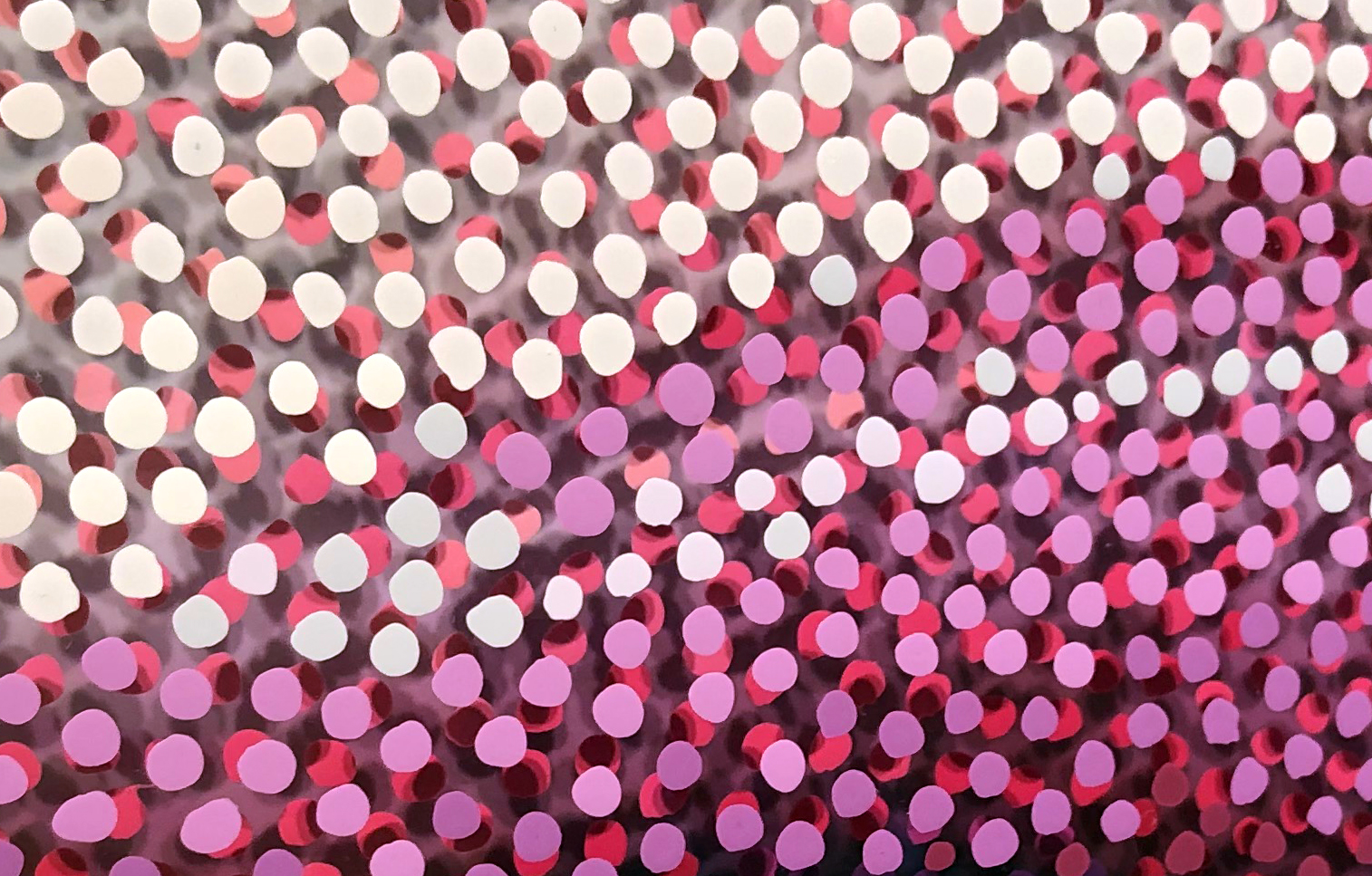 Neo-Pointillist Painting Detail