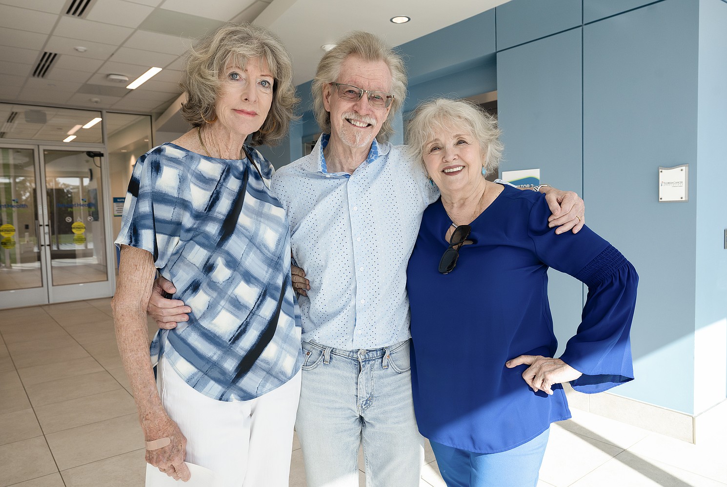 Robert Shirk with his wife Loleita and artist Lillian Verkins