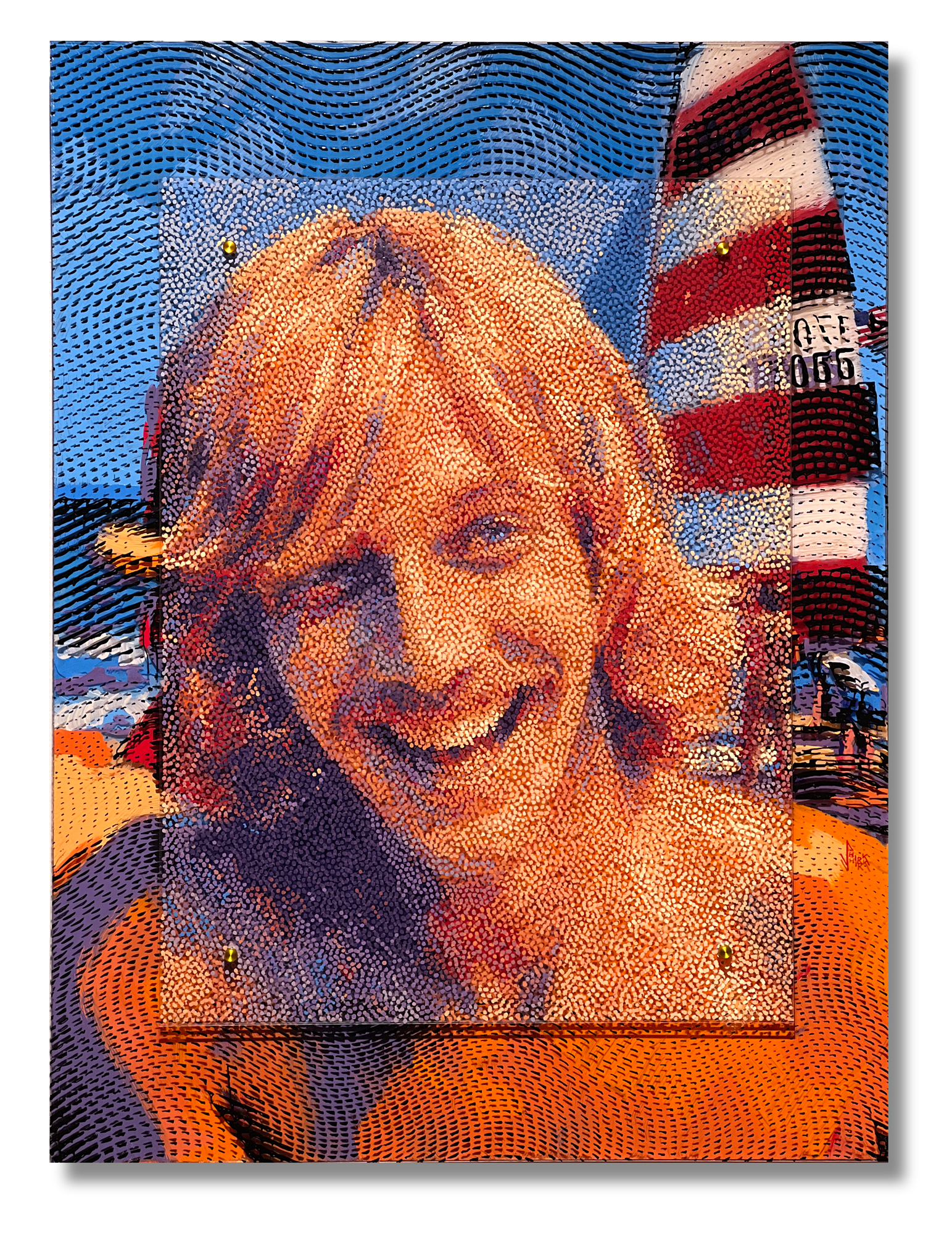 Contemporary Neo-Pointillist Painting